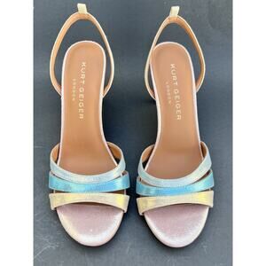 KURT GEIGER LONDON Brixton Ankle Strap Dress Sandal Women's Size 7.5 US